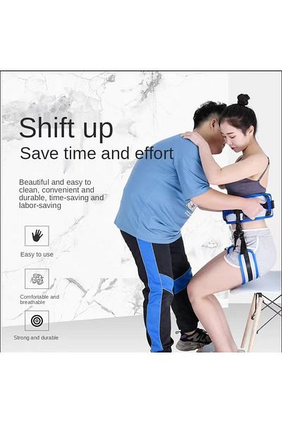 Choice حزام نقل المريض مقاس L حزام خصر متحرك للمصابين بالشلل والمعاقين وكبار السن ومساعدات رفع الجسم Hemiple