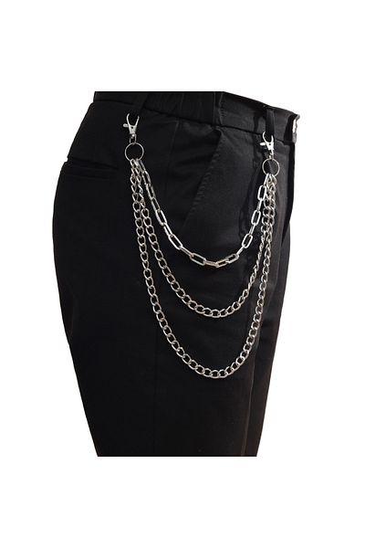 Choice سلسلة مفاتيح B-463 بانك على بنطلون الجينز للنساء والرجال وسلاسل مفاتيح للبنطلونات العصرية للفتيات والفتيان