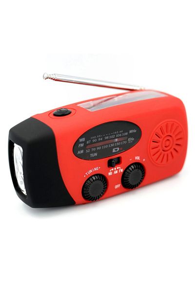 Choice E 130x60x40 Mm Portable Multifunctional Radio Hand Crank Solar Crank Dynamo Powered Am/fm/sw1 Weathe