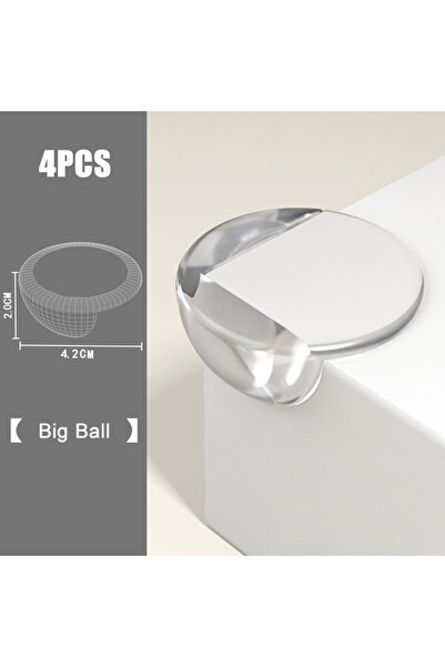 Choice كرة كبيرة - 4 قطع 4 قطع/مجموعة واقيات زوايا أمان للأطفال من السيليكون ...