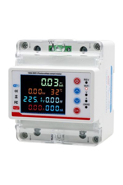Choice Other Tuya Smart Life WiFi Single Phase 100A Energy monitor Two-way Prepaid Meter Auto-reclosing Vo