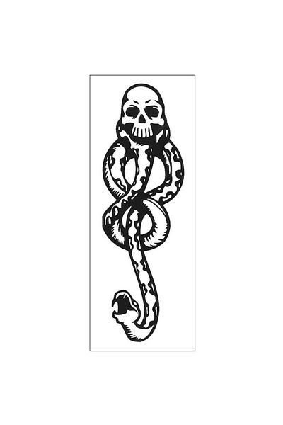 Hot Toys 5pcs As Show 5/10 Pcs Movie Peripherals Lord Voldemort Tattoo Stickers Harries Magic Boys Street Sku