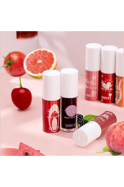 QIBEST Lipstick water lip gloss 2pcs