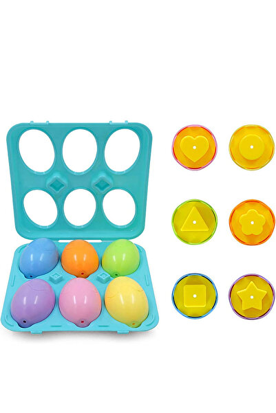 Choice بيض صغير أزرق اللون والشكل، زوج من ألعاب البيض الذكية للتعرف على فرز ا...