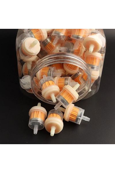 Choice Universal 10Pcs/set 6mm Hose Motorcycle Petrol Gas Fuel Gasoline Oil Filter for Scooter Motorcycl...