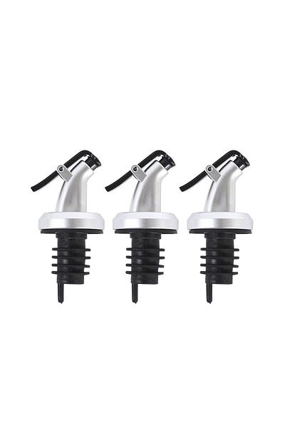 Choice 3pcs 3pcs Olive Oil Spouts Oil Vinegar Bottle Stopper Spout Leakproof Nozzle Dispenser Creative Leak