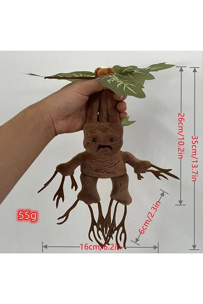 Choice 35cm New Harries Mandrake Magic Plant Elf Plush Doll Soft Potted Plant Stuffed Toys Movie Peripheral
