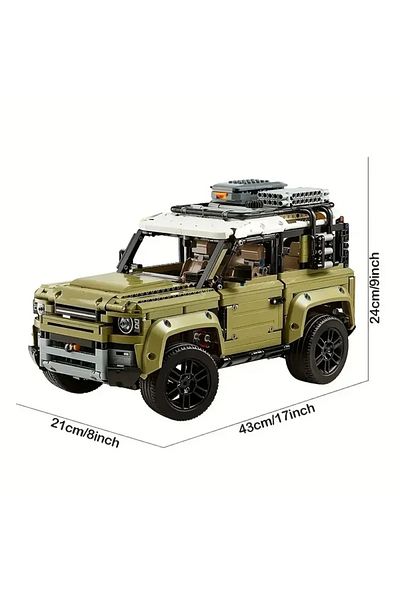 Choice no box 2573PCS Technical Land Off-road Defender Classic Car Building Blocks 42110 Set Model MOC Vehi