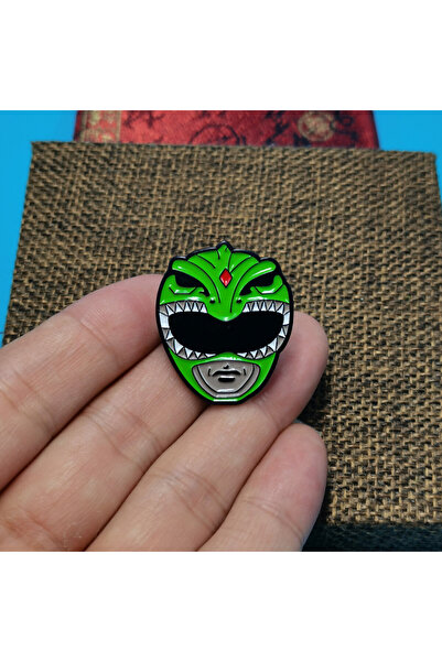 Choice A Power Dinosaur Rangers Enamel Pin Set Colorful Battle Suit Combat He...