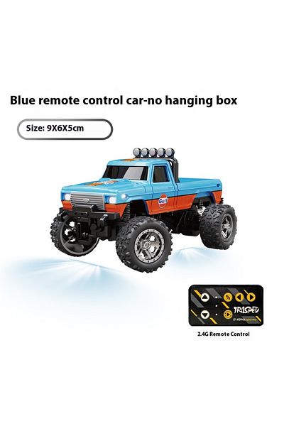 Maisto Orange Blue 1:64 Speed Mini Off-Road Remote Control Car Alloy Cool Lighting Shock Absorption Child