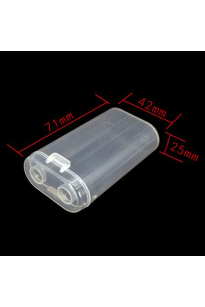 JETTING one size 1 Pcs Waterproof Transparent 18650 Battery Plastic Storage Box Rechargeable Plastic Cases D