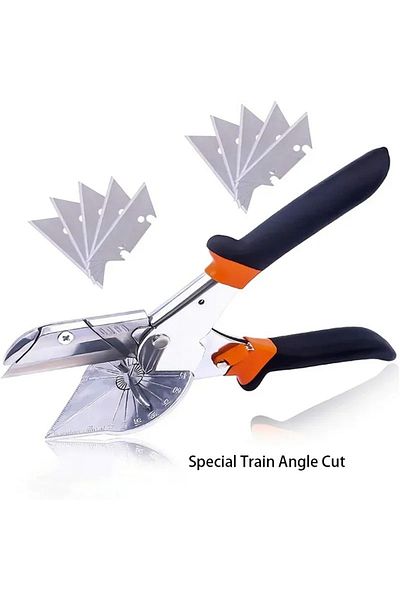 DUTRIEUX Blue Multifunctional Miter Shear Cutter Adjustable At 45 To 135 Degree Hand Tools for Cutting Soft W