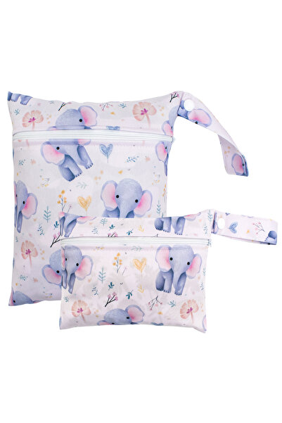 Choice BF113-SM 2pcs Set Smooth Zipper Pocket Multi-Scenario Use Can Be Hung ...