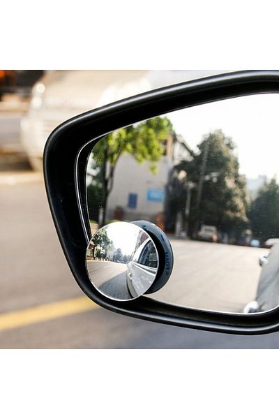 Choice A pair Car Blind Spot Rear View Mirror Wide Angle 360 Degree Adjustable Small Round Mirror Car Rever