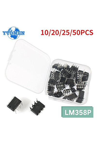Choice3 YTDMEN 25pcs with box 10-50PCS LM358P Operational Amplifier DIP8 LM35...
