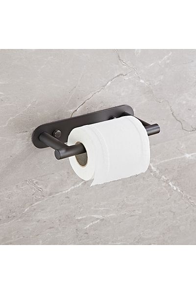 Choice1 Gun Gray 304 stainless steel toilet paper holder can be non punched, screw punched, rotatable toilet
