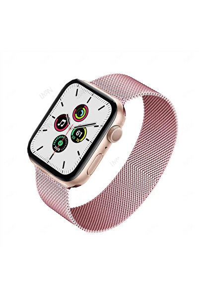 Choice 41 مم - 40 مم - 38 مم حلقة ميلانو وردية ناعمة 51 لسوار ساعة أبل 44 مم ...