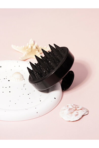 Choice6 yuankonxitoushua-hei فرشاة شامبو لتدليك فروة الرأس، فرشاة تنظيف فروة الرأس، سيليكون، للقشرة