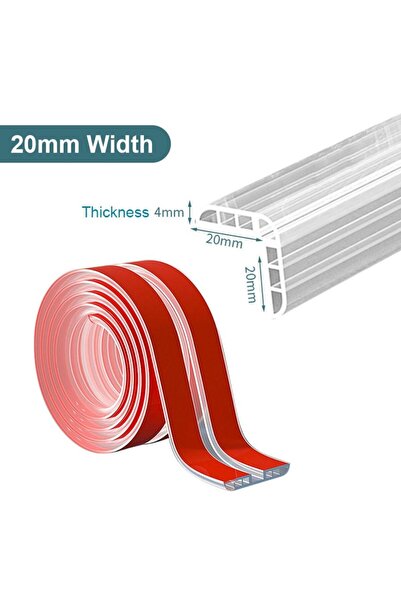 Choice واقي حافة الطاولة الشفاف عالي الجودة من مادة البولي فينيل كلوريد، مقاس...