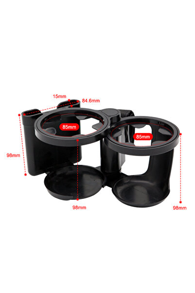 Choice حامل أكواب عربة الأطفال باللون الأسود، حامل هاتف، حامل أكواب شرب الحلي...