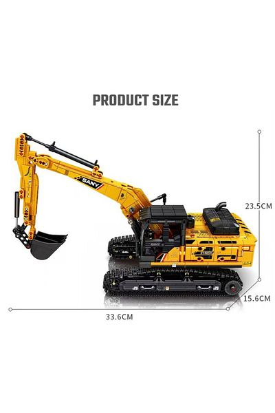 Choice NO BOX 1022PCS SEMBO BLOCK 1022PCS SANY City Construction Vehicle Excavator Model Building Blocks MO