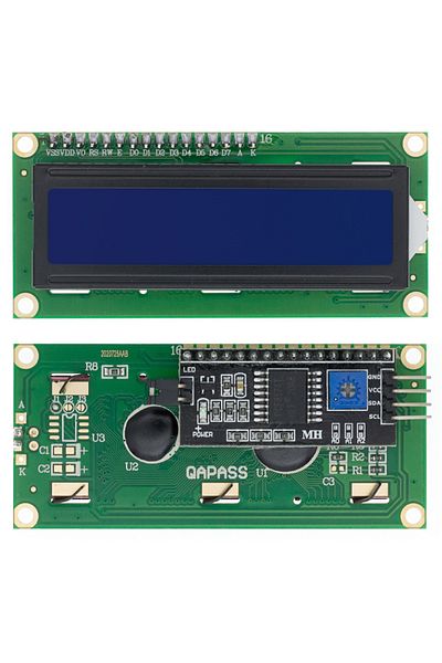 Choice IIC LCD1602C Blue LCD Module Blue Green Screen IIC/I2C 1602 for Arduino 1602 LCD UNO R3 Mega2560 LCD