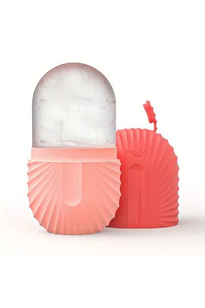 SPEAE Pink Ice Facial Roller Skin Care Beauty Lifting Contouring Tools Ice Cube Trays Ice Globe Balls Face