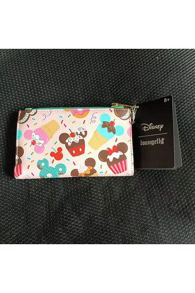 Choice 12cm Wallet New Disney Mickey Loungefly Wallet Clutch Purse Women'S Purse Card Bag Double Fold Coin