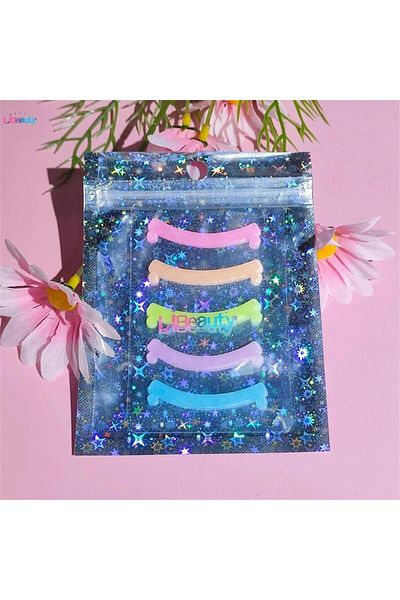 Choice Single 5PC Libeauty 5 Colors Silicone Eyelash Rods Ribbon Soft Colorful Lash Lift Ribbon Perm Multi-