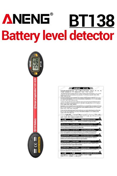 ANENG BT-138 ANENG BT138 Digital Battery Testers Detector Lithium Battery Capacity Tester Display Checkere