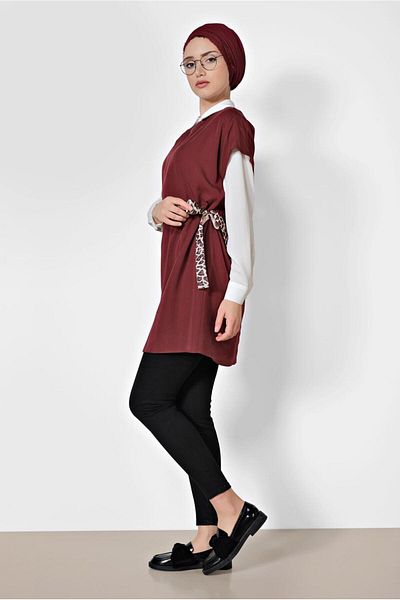 Alvina Double Tunic with Waist with Latch 4973