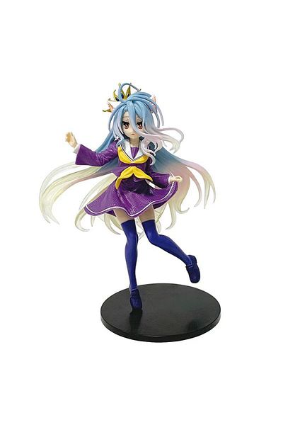 Choice no box 01 No Game No Life Shiro Girls figure Model Toys 18cm