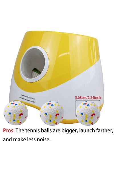 Choice Upgrade Version Dog Ball Thrower Launcher Ball Launcher for Dogs with 3Tennis Ball Interacive Dog To