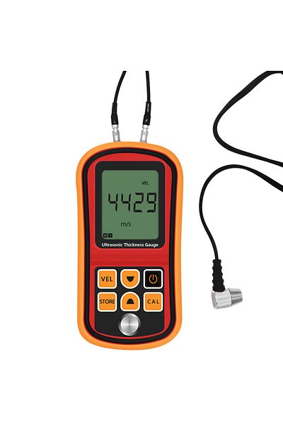 JUANJUAN GM100 Digital Ultrasonic Thickness Gauge Tester Plastic Glass Ceramics Metal Plate Stainless Stee...