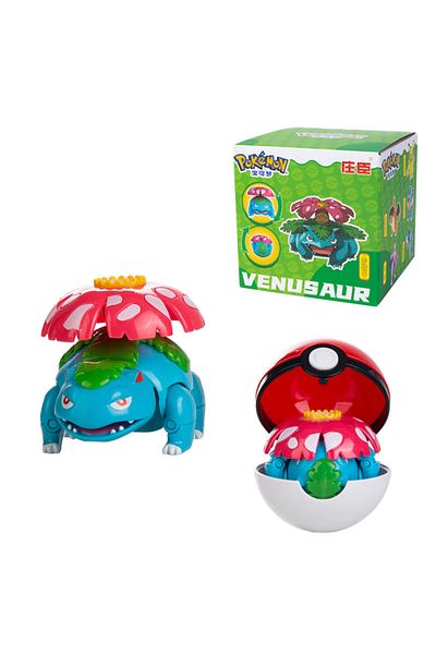 Choice Venusaur Genuine Pokemon Anime Figure Pikachu Gengar Charizard Dragonite Snorlax Eevee Pet Doll Mode
