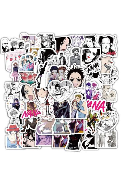 Choice 60Pcs 60PCS Anime NANA Stickers Cool Graffiti Decals Kid Toy Decoration Skateboard Laptop Motorcycle
