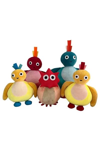 Choice 5pcs 5pcs New Twirlywoos Chickedy Chick Peekaboo Plush Toy Stuffed Doll Best Birthday Present For Ch