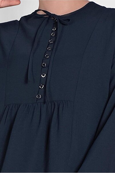 Alvina 4426 Model - Loose Tunic with Volan