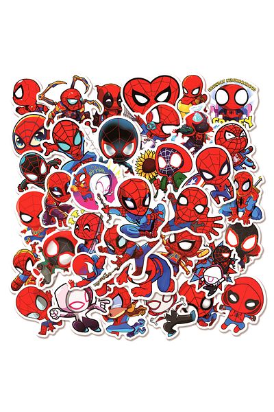 Choice 50PCS 50PCS Disney Marvel The Avengers Spider Man Sticker DIY Laptop Luggage Skateboard Superhero Gr