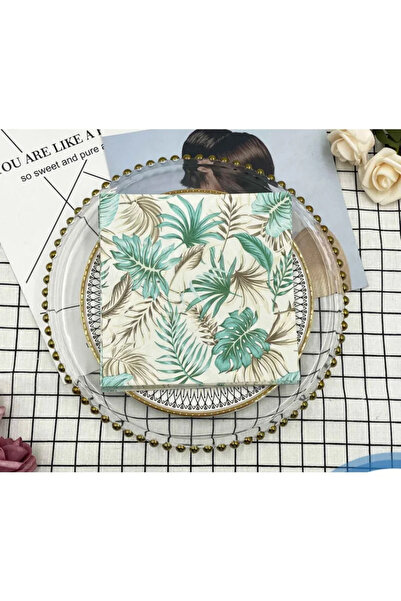 Choice1 2 20 قطعة / العبوة مناديل ورقية مطبوعة من طبقتين مقاس 33*33 سم، نموذج...