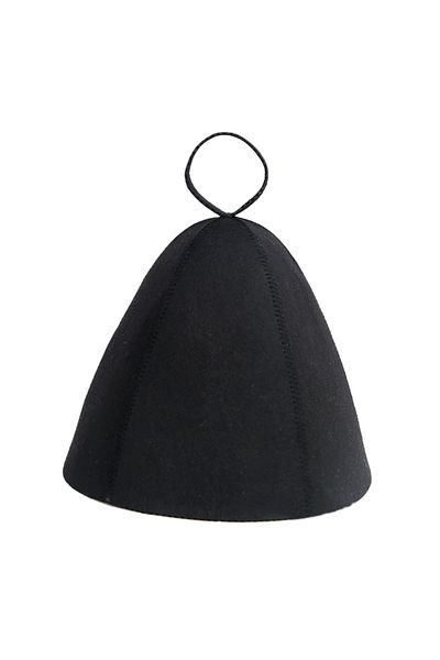 Choice 1 PCS 1PCS Thicken Wool Felt Sauna Hat Black Hair Protection Spa Sauna Accs For Bath Protection Swea