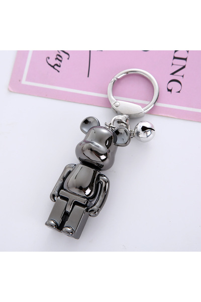 choice2 سلسلة مفاتيح على شكل دب عنيف ناعم من الكرتون بطول 6 سم، سلسلة مفاتيح ...