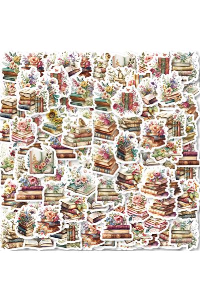 Choice 46pcs Book In Flowers Vintage Graffiti Stickers Decorated Notebook Water Cup Suitcase Guitar Clas...