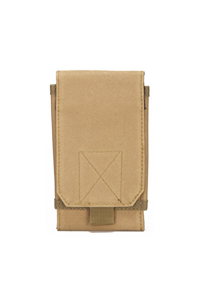 Choice TAN 6 Inch Cell Phone Pouch Waist Bag Molle Outdoor Universal Running ...