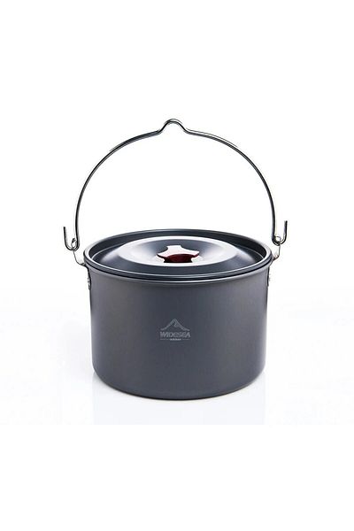 Choice WSC-501 Widesea 4L Camping Hanging Pot Cookware Outdoor Bowler Tableware 4-6 Persons Picnic Cooking