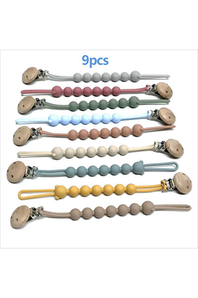 Choice9 9 قطع 1/9 قطع Baby One سلسلة مصاصة للأطفال حبل مصاصة للأطفال مصنوع من...