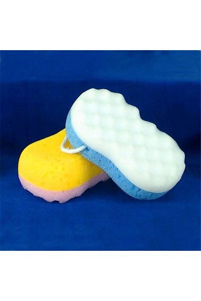 Cxbfg 1pc-random Color Soft Bath Sponge Body Scrub Bast Wisp Massage Brush Body Washcloth Skin Scrubber Re