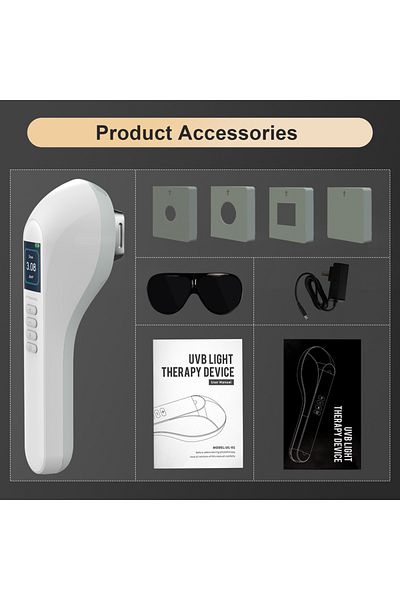 KTS EU plug KTS Vitiligo Lamp for Home Use 308nm UVB Lamp for Vitiligo Phototherapy Light Therapy for Ps