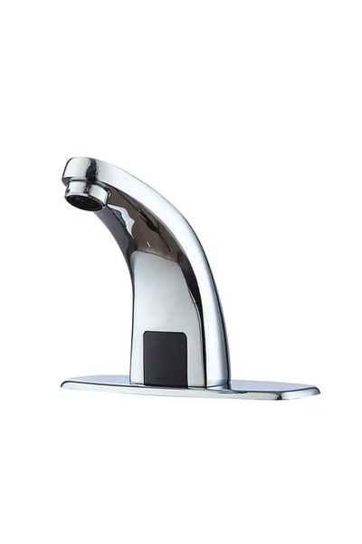 Choice Chrome G1/2 502 High Quality Deck Mounted Water Saved Bathroom Lavatory Toilet Tap Automatic Sensor