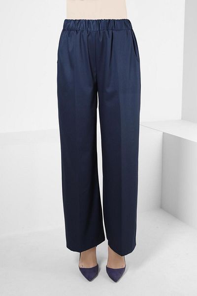 Alvina 70554 Model Wide Leg and Elastic Waist Trousers